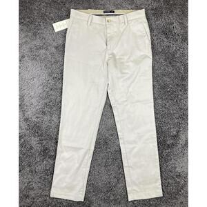 Dockers Signature Khaki Slim Fit Pants Beige Stone Flex Comfort 30x30 NWT